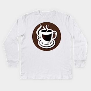 Life is better with coffee Kids Long Sleeve T-Shirt